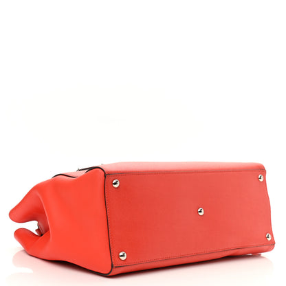 Fendi Vitello Elite Regular 2Jours Tote Papavero 4 of 13