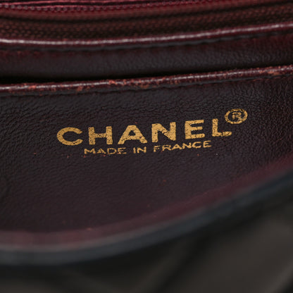 Chanel Lambskin Quilted Mini Square Flap Black 6 of 13