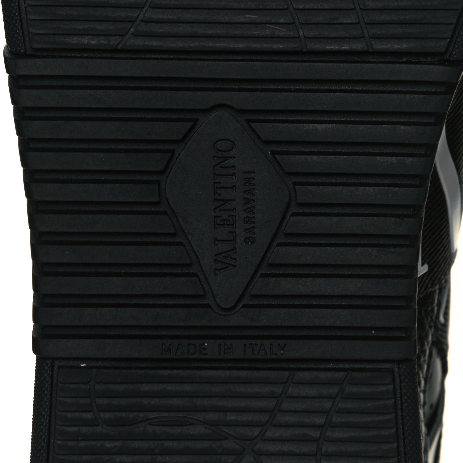 Valentino Garavani Grained Calfskin Mens VL7N Low Top Sneakers 42.5 Black 6 of 9