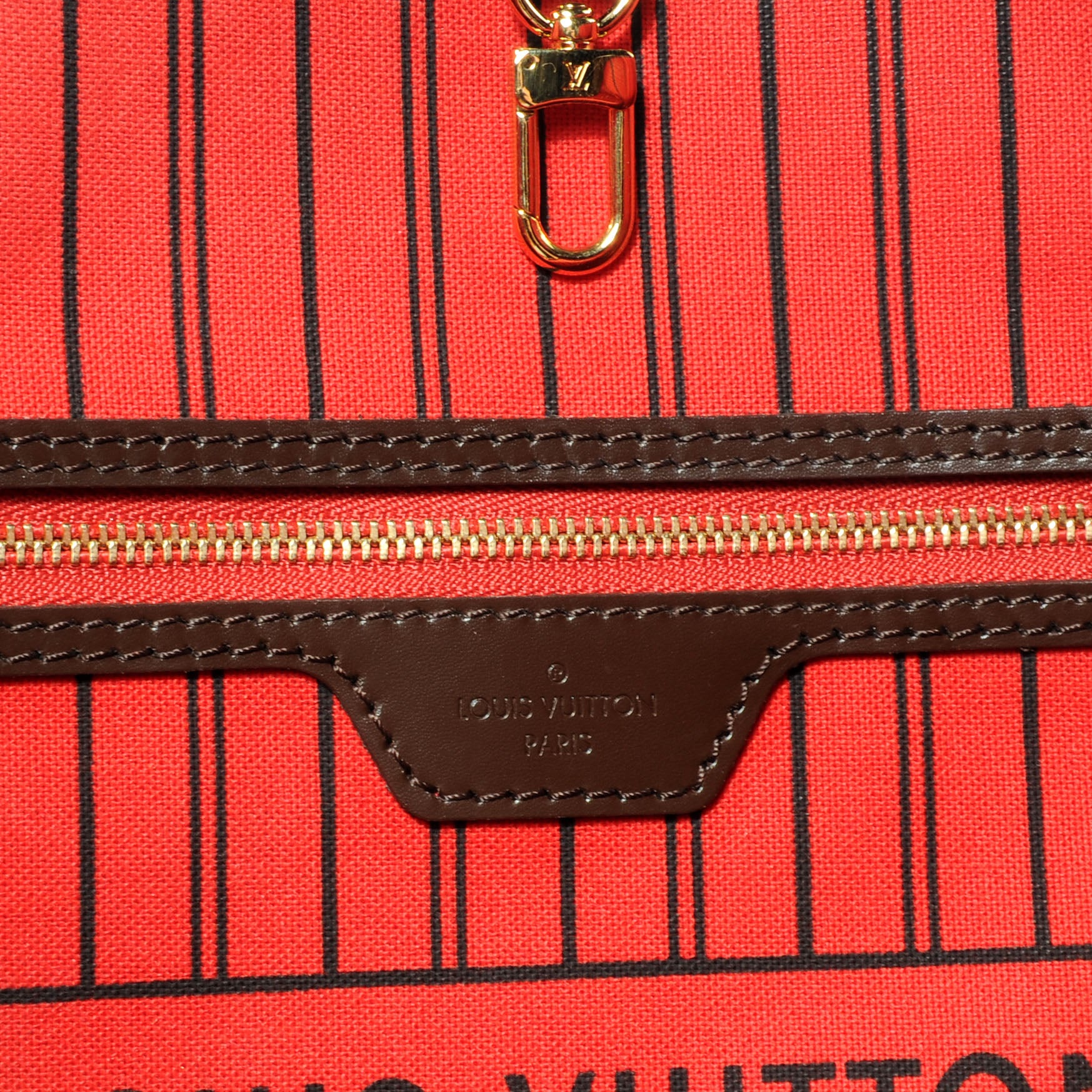 Louis Vuitton Damier Ebene Neverfull MM 6 of 9