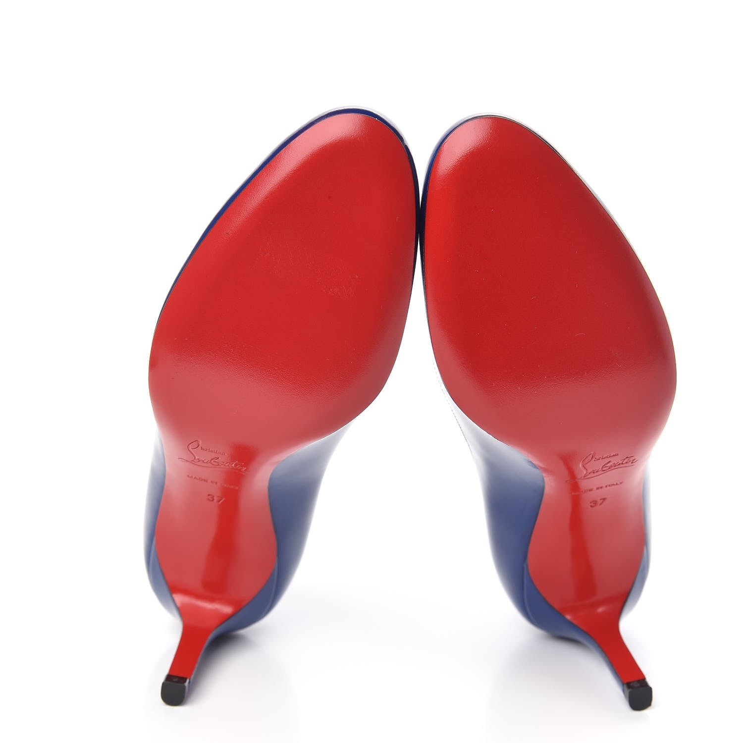 Christian Louboutin Patent Simple 70 Pumps 37 Neptune 5 of 8