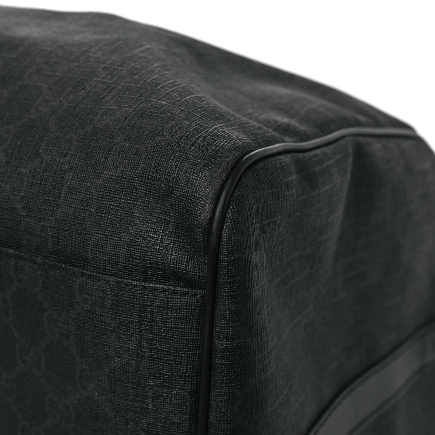 Gucci GG Supreme Monogram Medium Carry-On Duffle Bag Black Grey 10 of 12