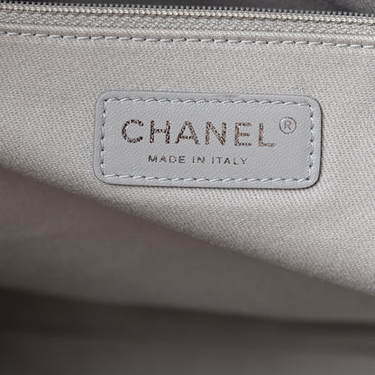 Chanel Glazed Calfskin Medium Deauville Tote Ivory 5 of 10