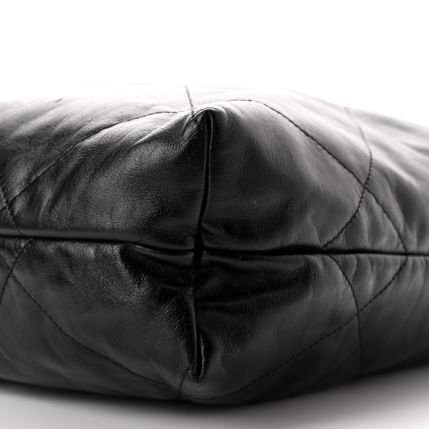 Chanel Shiny Calfskin Quilted Large Chanel 22 Black 11 of 11