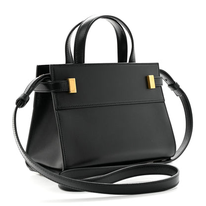 Saint Laurent Smooth Calfskin Manhattan Nano Shopper Tote Black 3 of 11