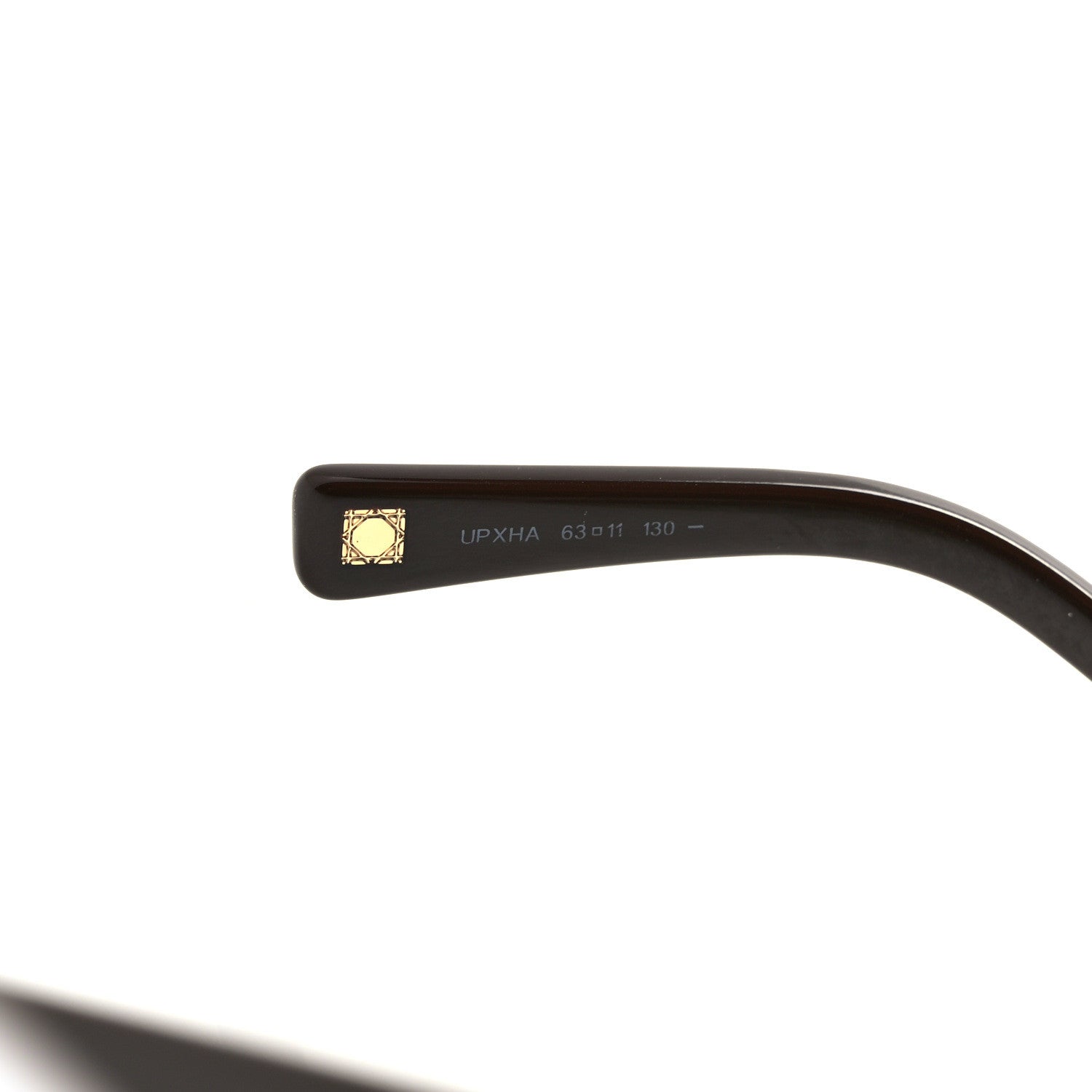 Christian Dior Metal Chicago 2 Aviator Sunglasses Black Gold 8 of 10