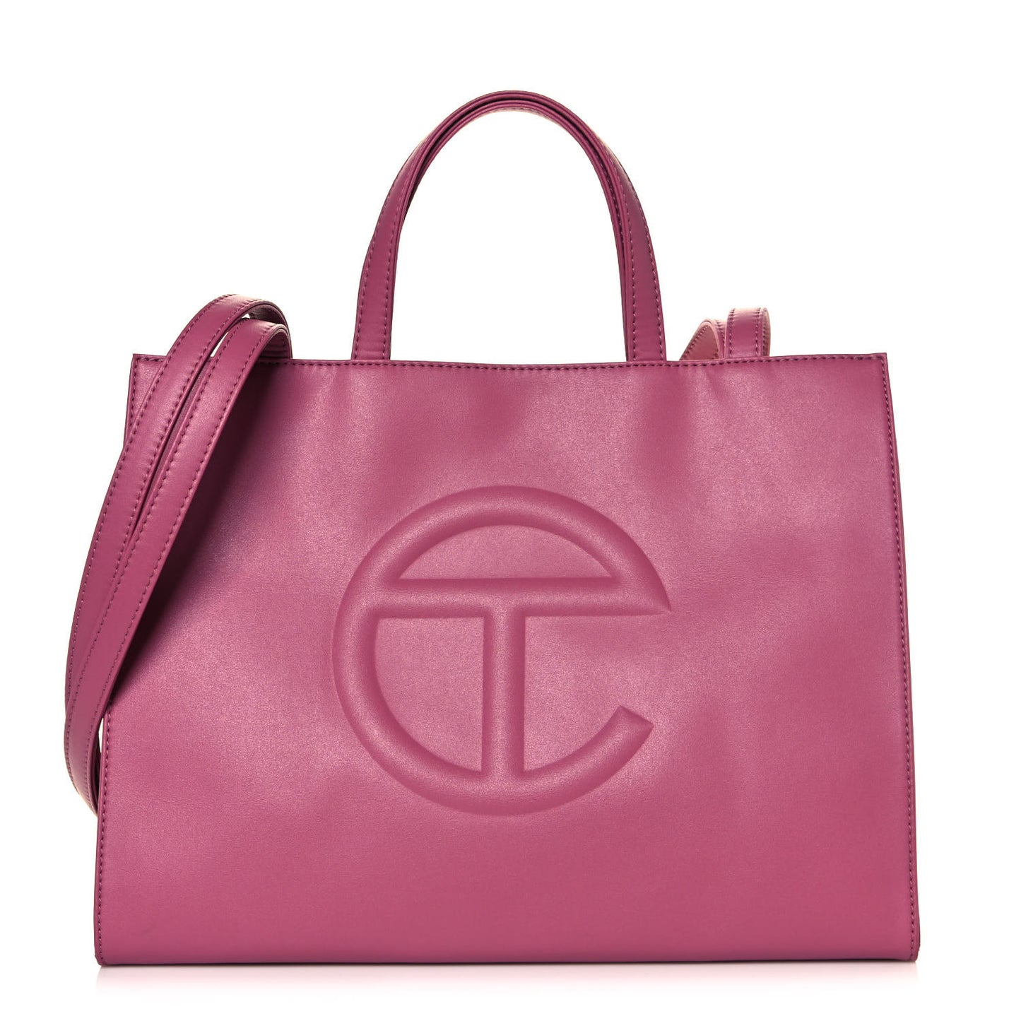 Vegan Leather Medium Shopping Bag Corned Beef