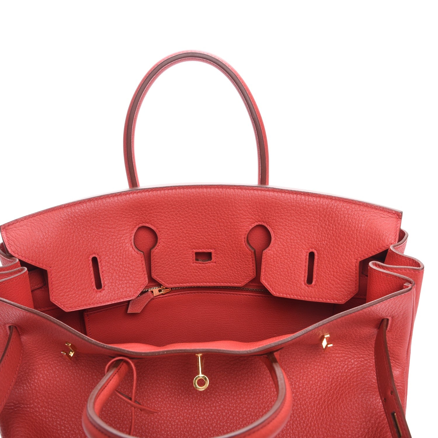 Hermes Taurillon Clemence Birkin 35 Bougainvillea 20 of 34