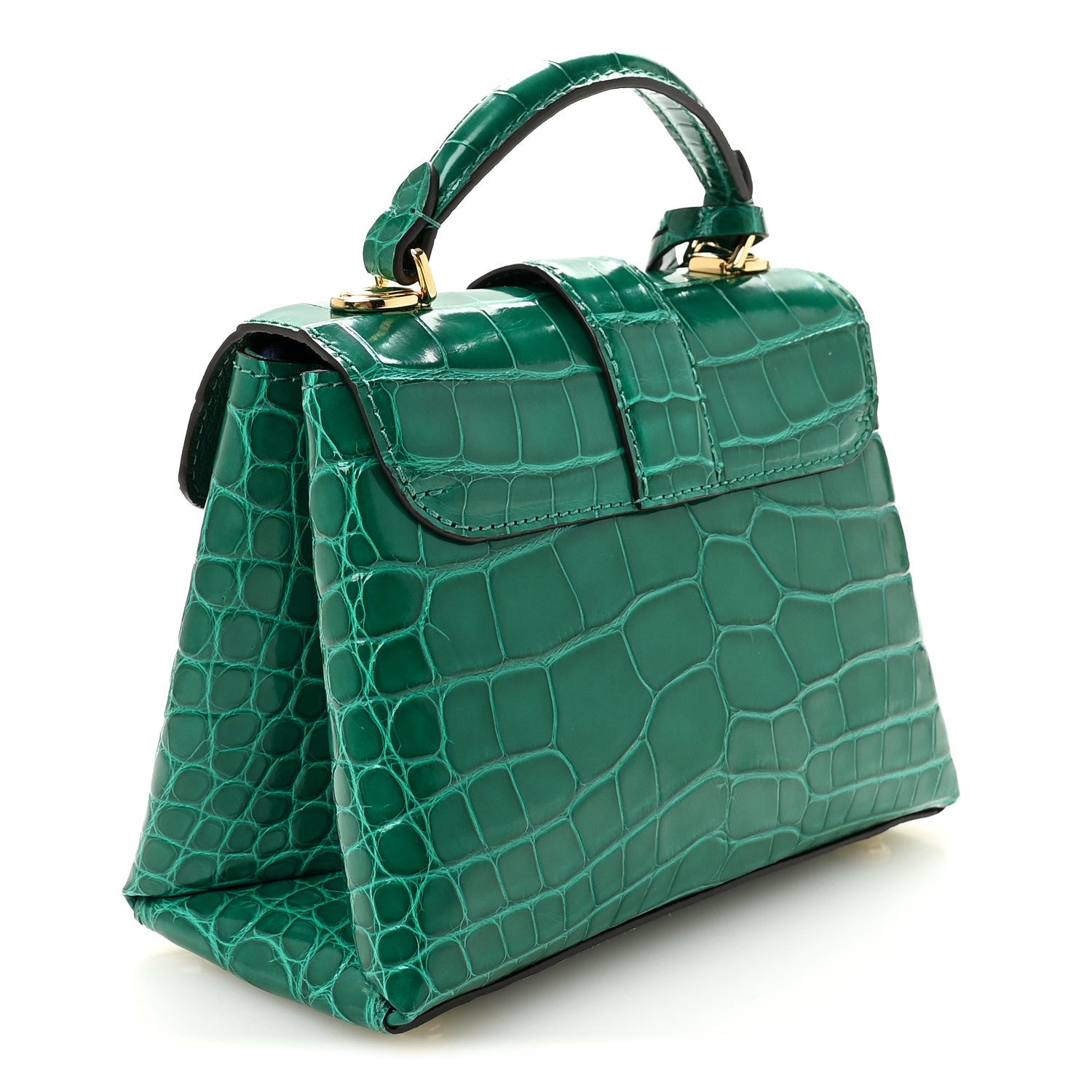 Louis Vuitton Alligator Rose Des Vents Mini Emeraude 3 of 9