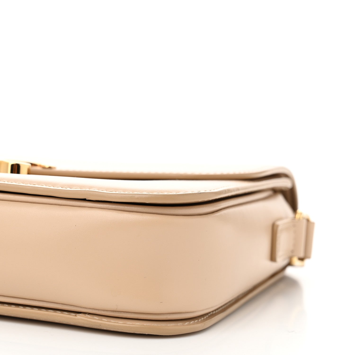 Celine Shiny Calfskin Medium Triomphe Nude 10 of 12