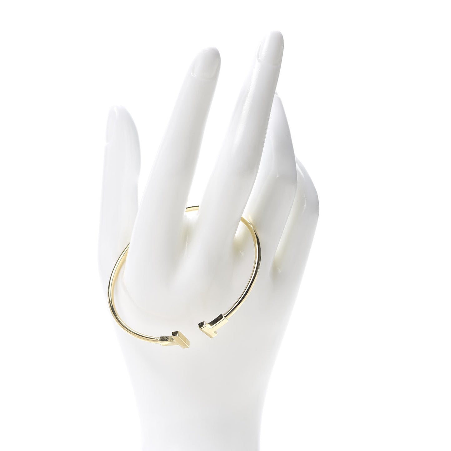 18K Yellow Gold T Wire Bracelet