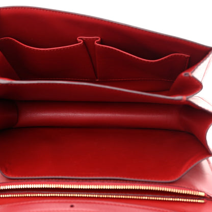 Celine Box Calfskin Medium Classic Box Flap Bag Dark Brick 5 of 19