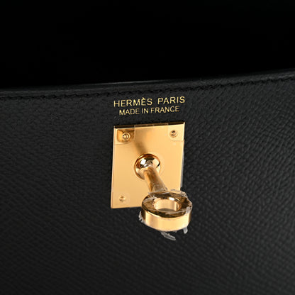 Hermes Epsom Mini Kelly Sellier 20 Black 6 of 11
