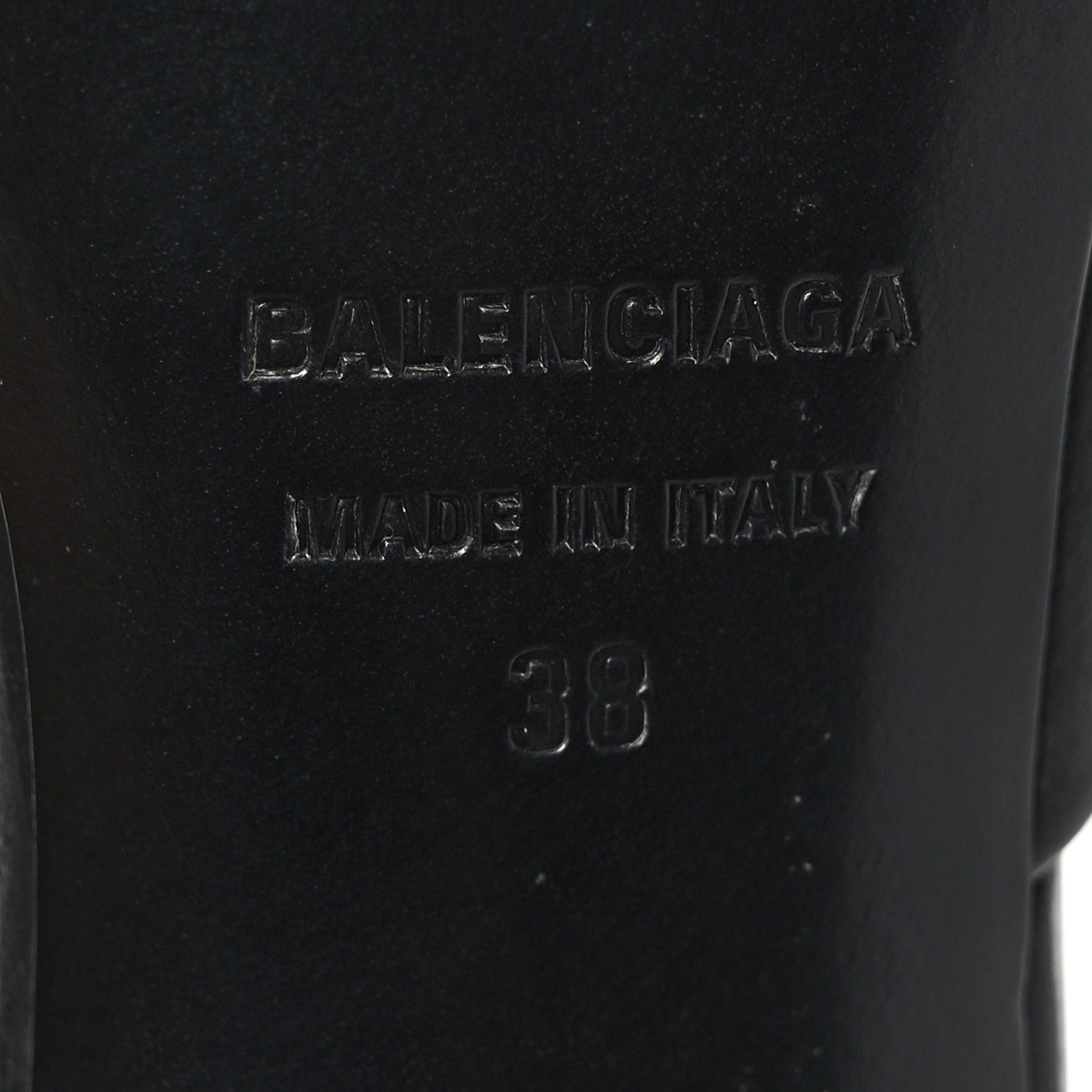 Balenciaga Soft Calfskin Lady 50mm Mule 38 Black 8 of 8