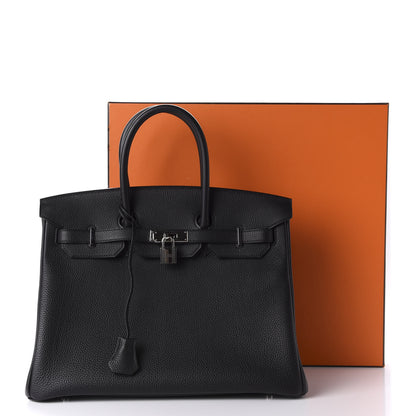 Hermes Togo Birkin 35 Black 11 of 11