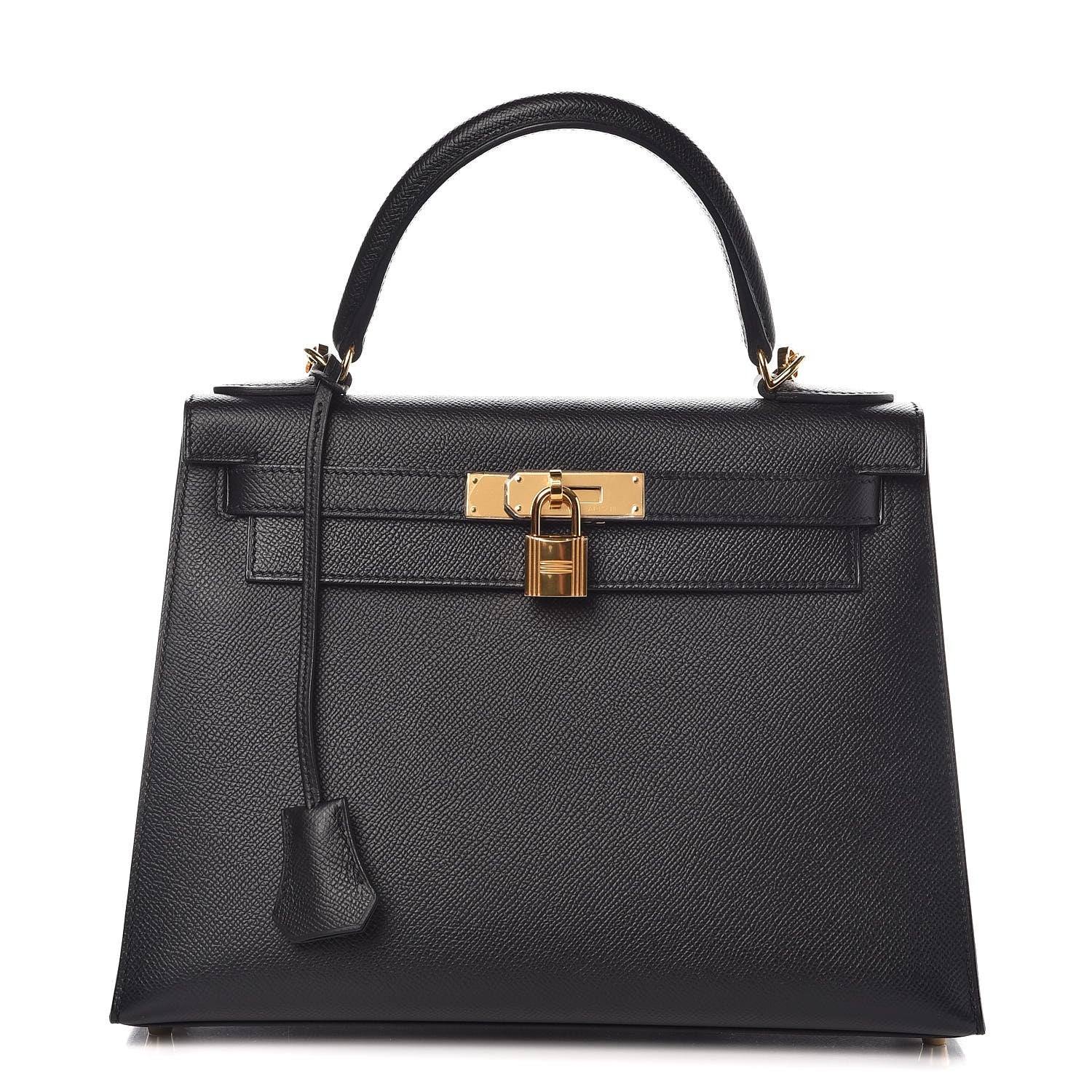 Hermes Epsom Kelly Sellier 28 Black 1 of 9