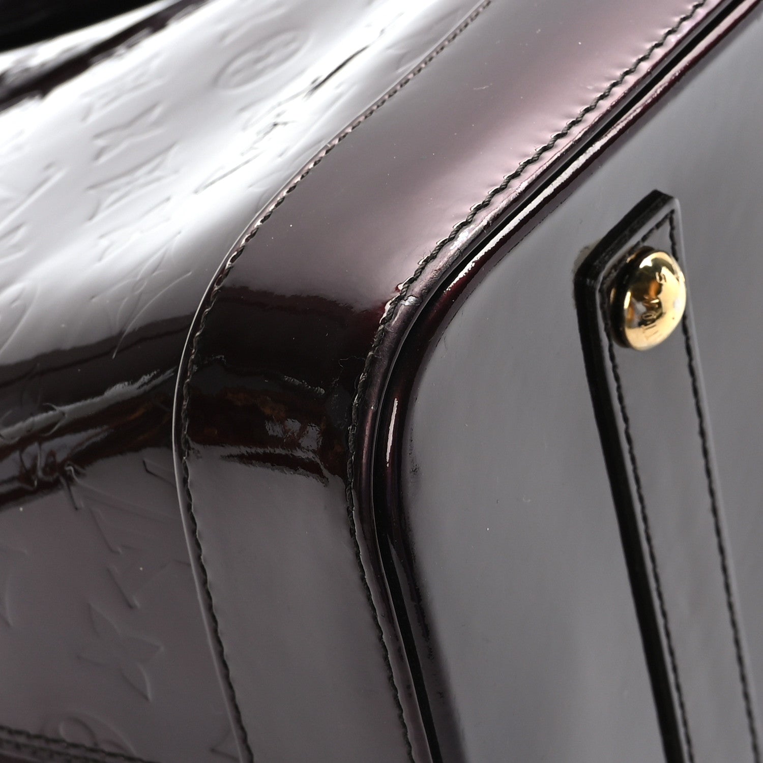 Louis Vuitton Vernis Alma GM XL Amarante 10 of 11