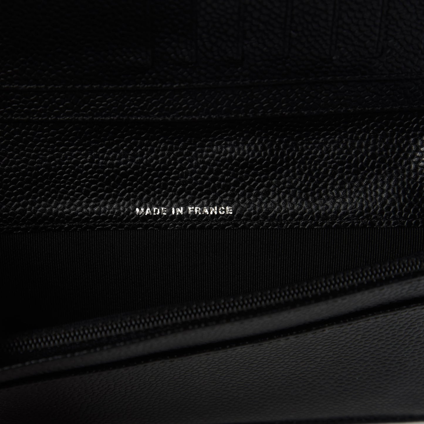 Caviar Quilted Yen Wallet Black