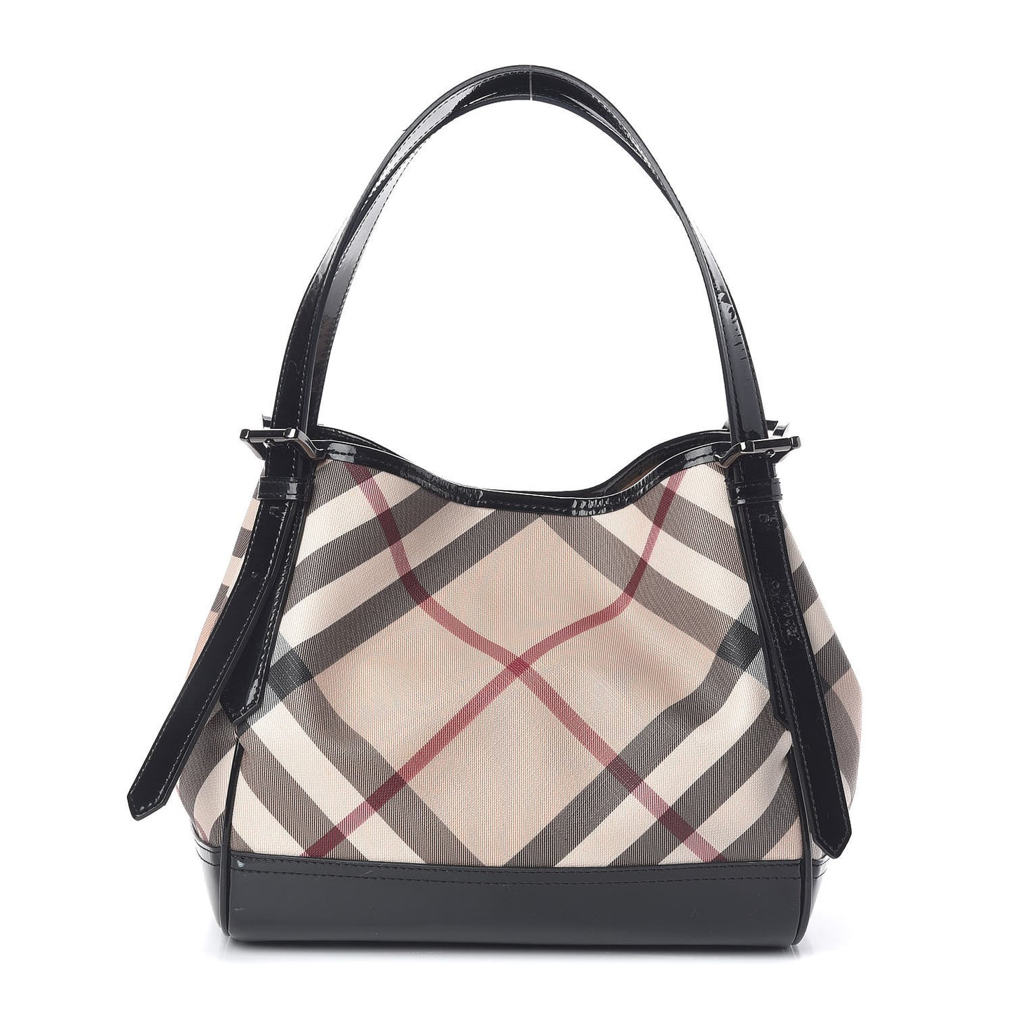 Supernova Check Tote Black