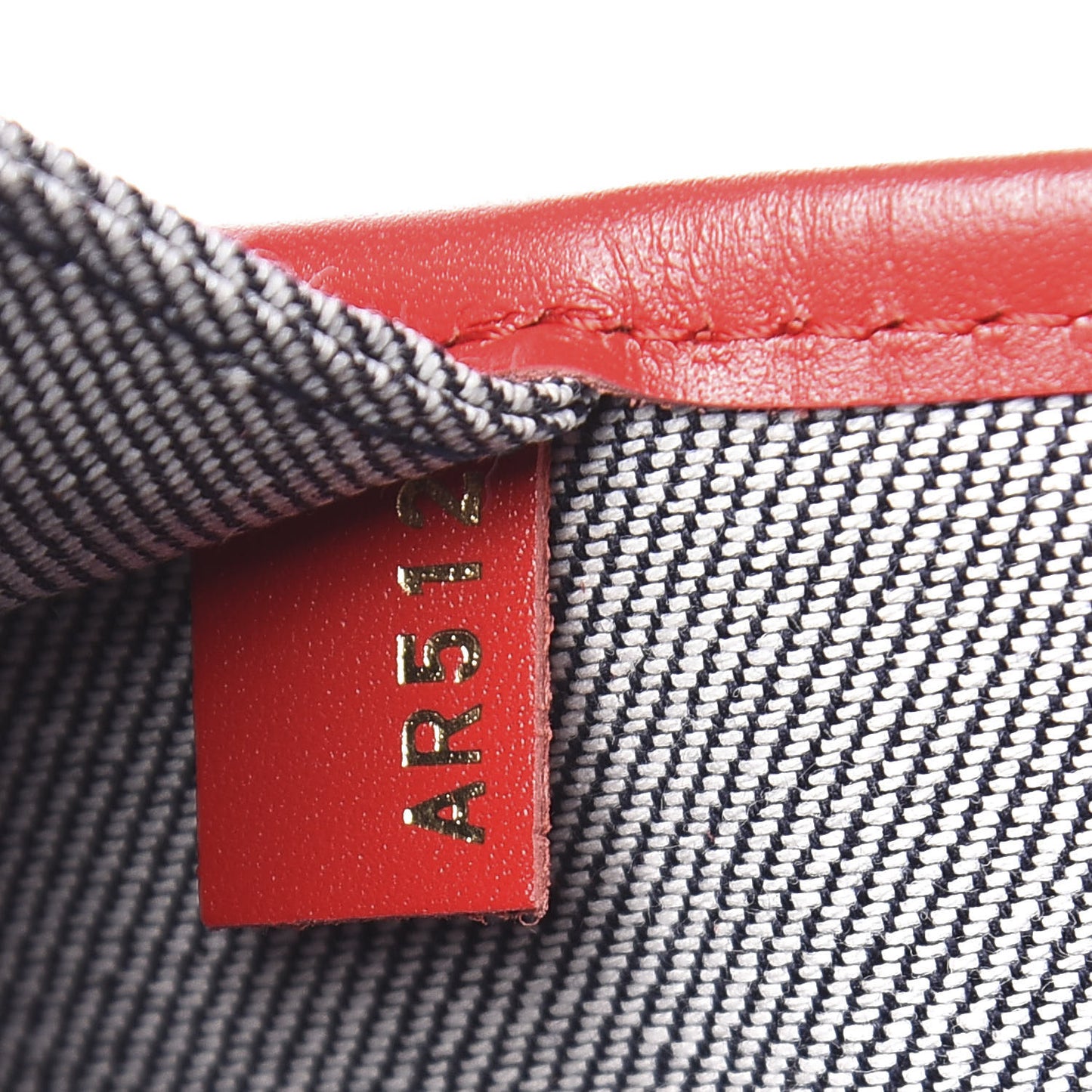 Denim Damier Monogram Patchwork Neverfull Blue Rouge