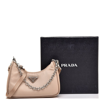Prada Tessuto Nylon Saffiano Mini Re-Edition 2000 Shoulder Bag Cammeo 11 of 11