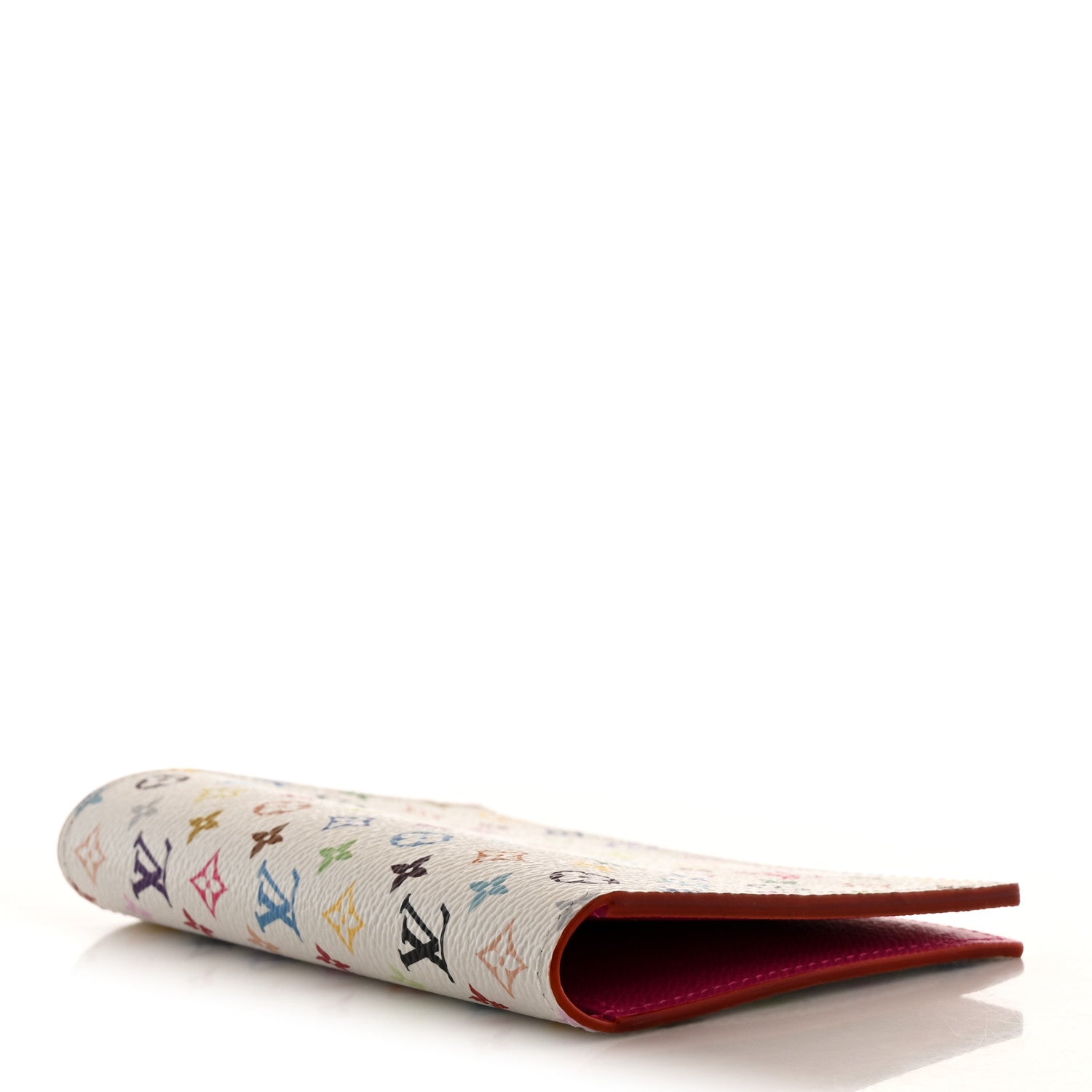 Louis Vuitton x TM 村上 マルチカラーパスポートケース Louis Vuitton LV X TM Monogram Multicolor Passport Cover White