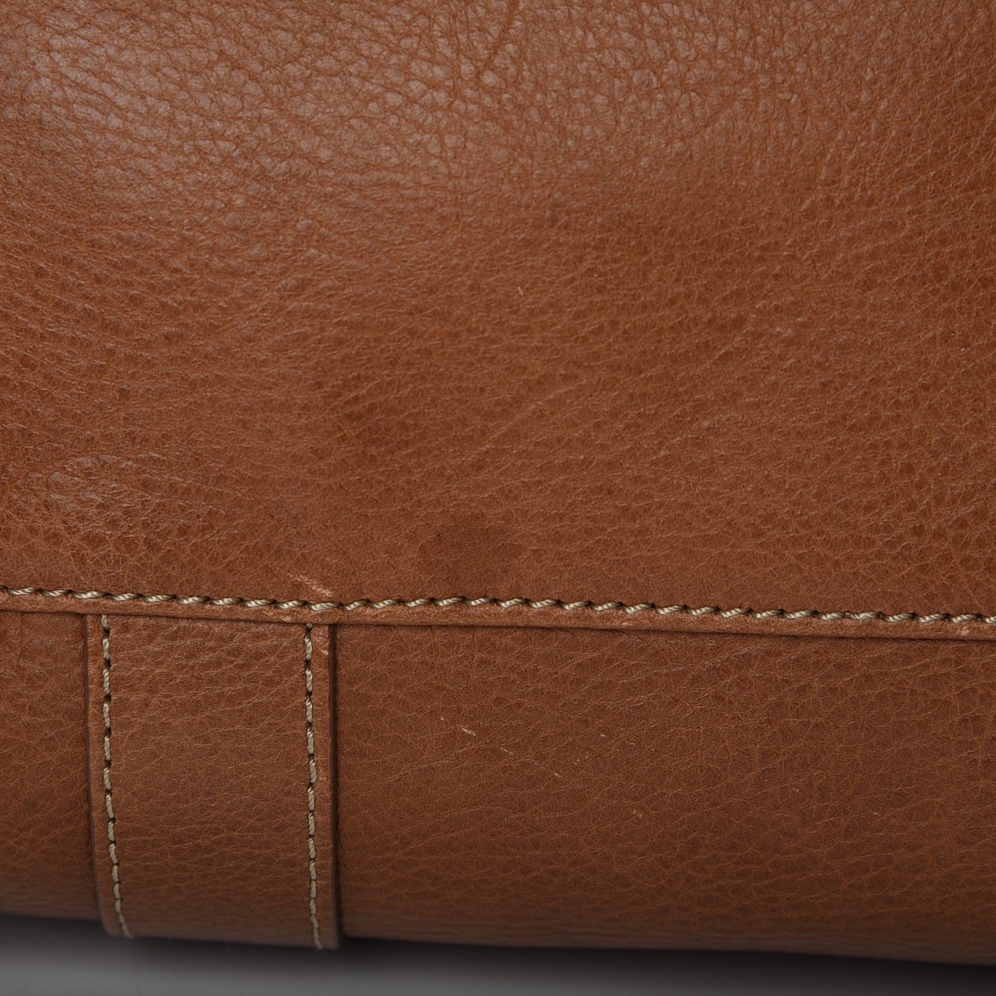 Natural Leather Small Bayswater Oak