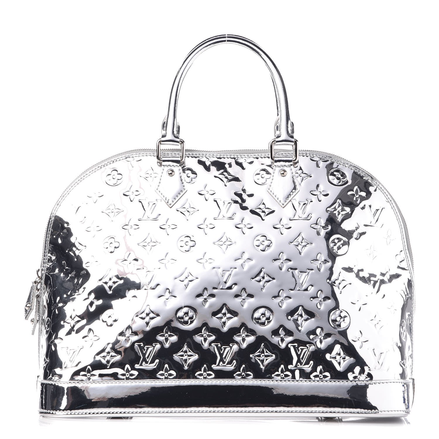 Louis Vuitton Monogram Miroir Alma MM Silver 1 of 9