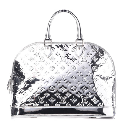 Louis Vuitton Monogram Miroir Alma MM Silver 1 of 9