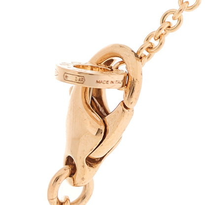 Bulgari 18K Rose Gold Diamond B.Zero1 Open Legends Pendant Necklace 6 of 9