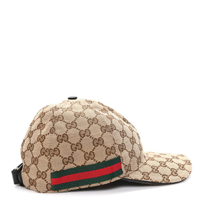 Gucci Monogram Web Baseball Hat M Beige Cocoa 6 of 9
