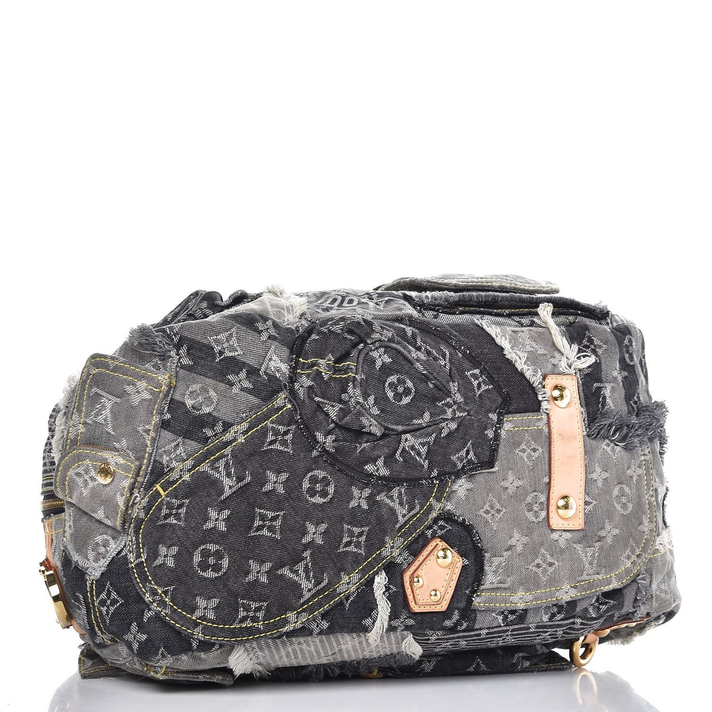 Denim Patchwork Bowly Black