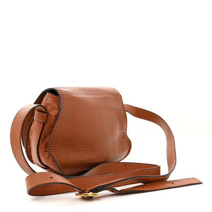 Chloe Calfskin Mini Marcie Round Crossbody Bag Tan 3 of 20