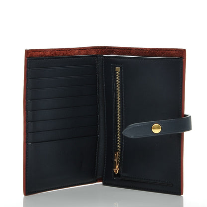 Celine Grained Calfskin Medium Multifunction Strap Wallet Coquelicot 5 of 7