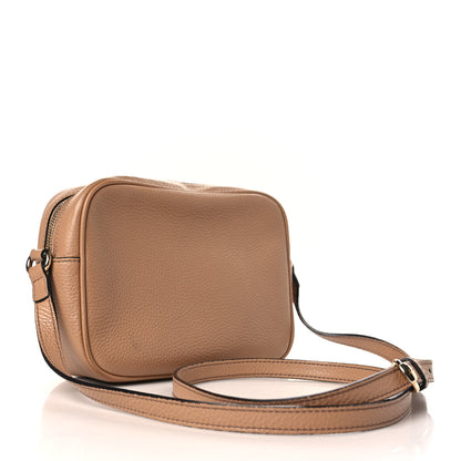 Gucci Pebbled Calfskin Small Soho Disco Bag Camelia 3 of 9