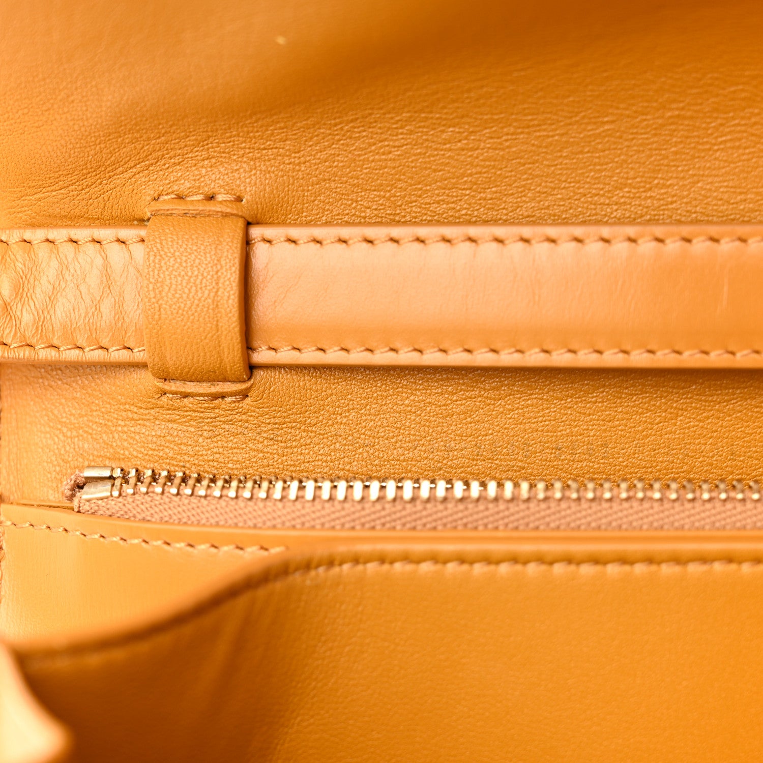 Celine Smooth Calfskin Medium Classic Box Flap Bag Daffodil 10 of 18