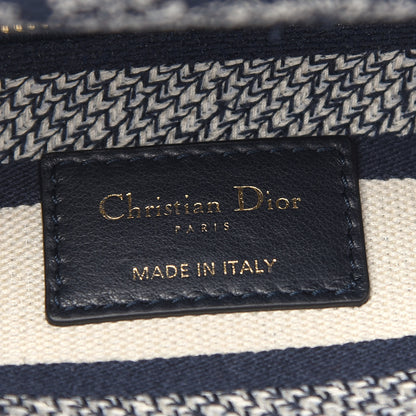 Christian Dior Toile de Jouy Embroidered Medium Lady D-Lite Blue 6 of 8