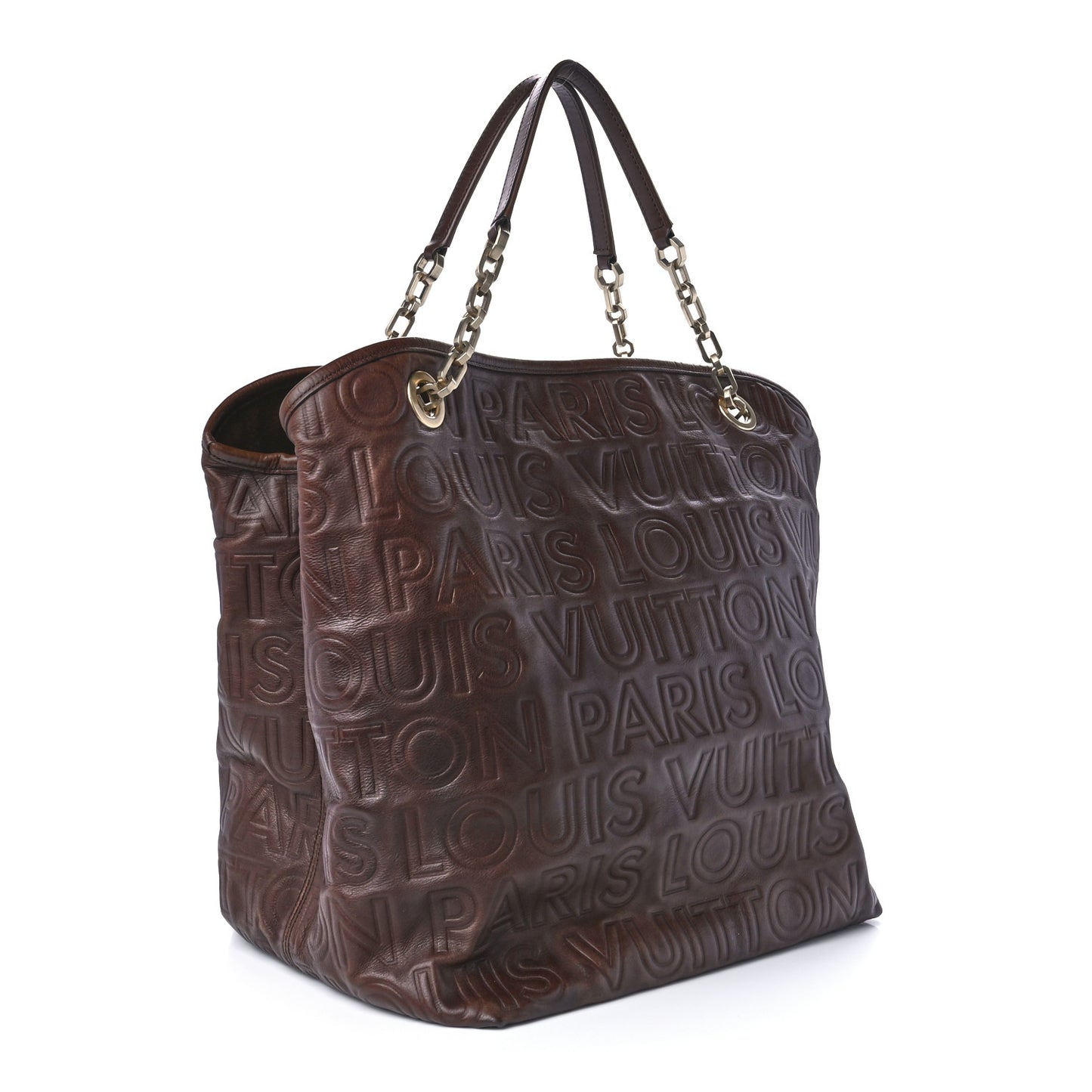 Monogram Paris Souple Whisper GM Chocolate