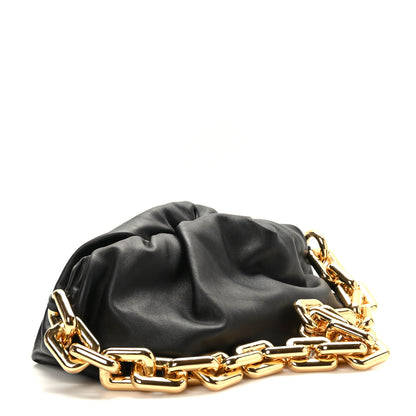 Bottega Veneta Calfskin The Pouch Chain Black 3 of 9