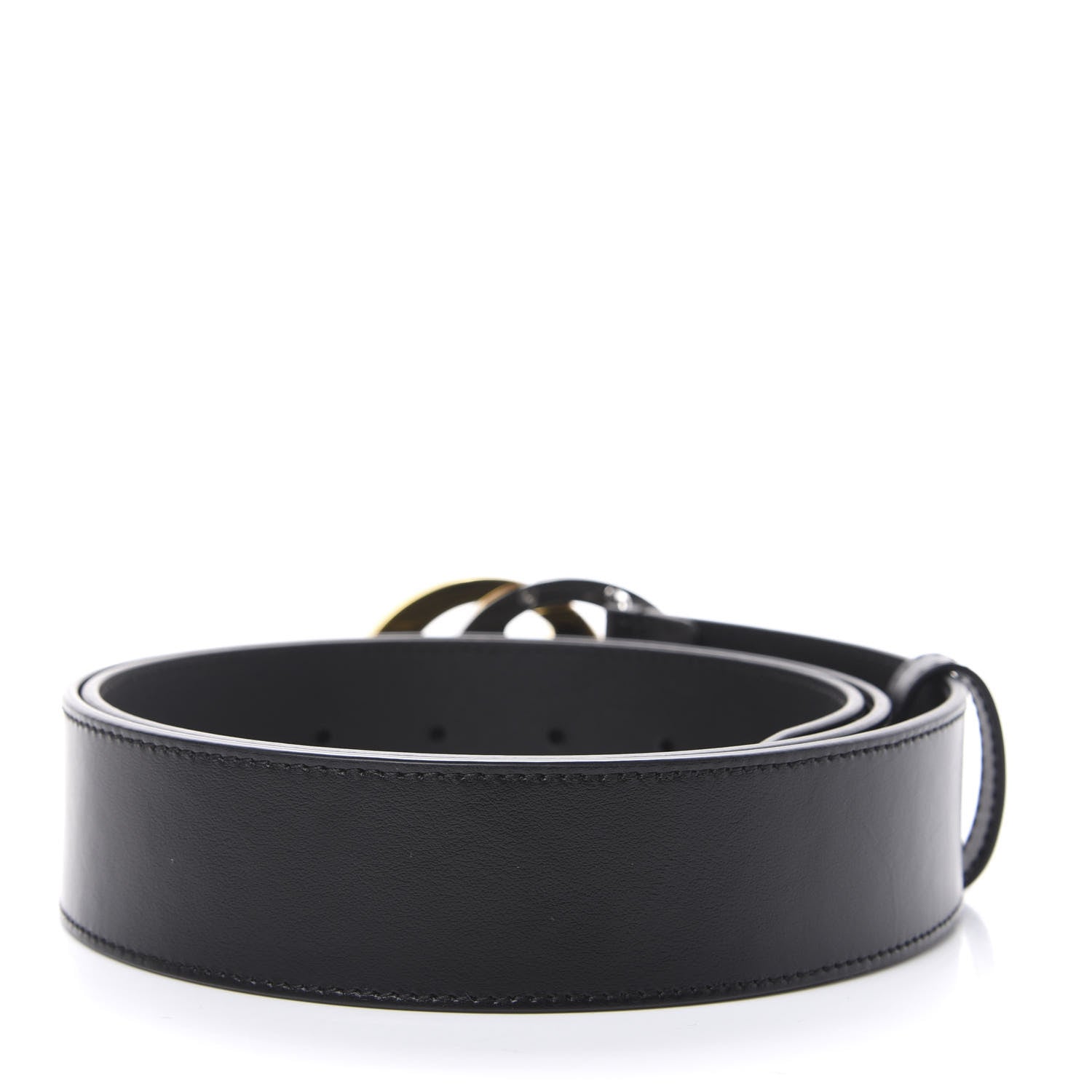 Gucci Calfskin Interlocking G Belt 100 40 Black 2 of 6