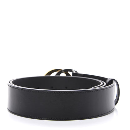 Gucci Calfskin Interlocking G Belt 100 40 Black 2 of 6