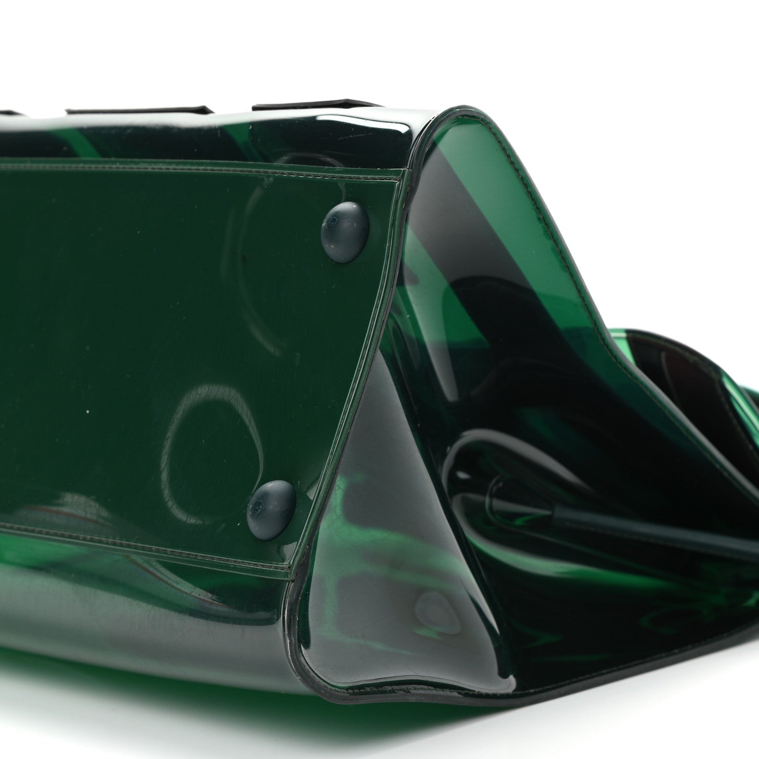 Delvaux PVC The Hero 1829 Brillant Satchel Vert 9 of 9