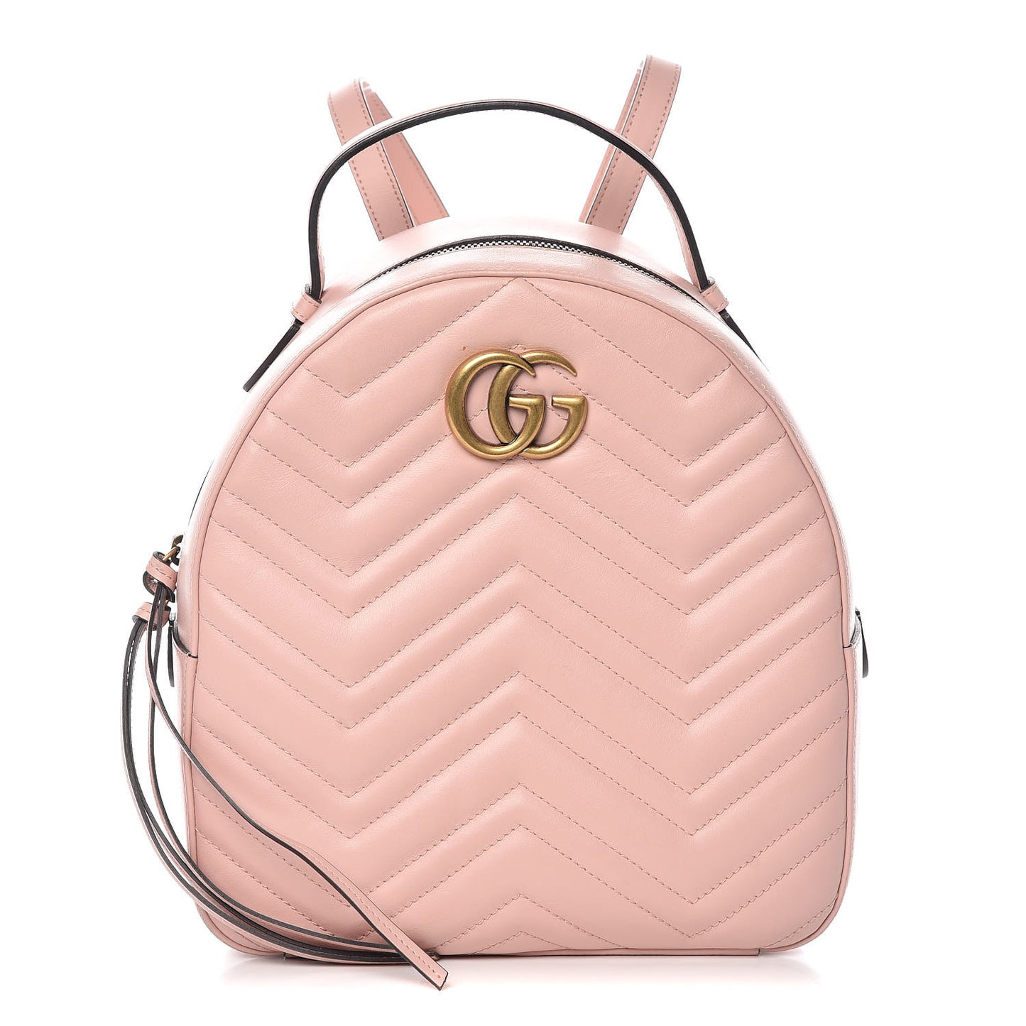 Calfskin Matelasse GG Marmont Dome Backpack Perfect Pink