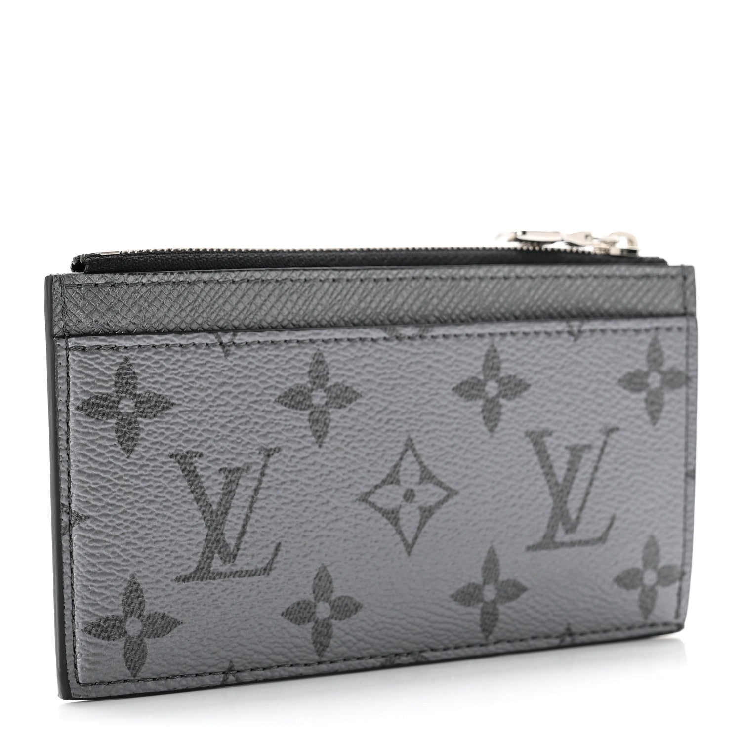 Louis Vuitton Taigarama Coin Card Holder Gunmetal 3 of 7