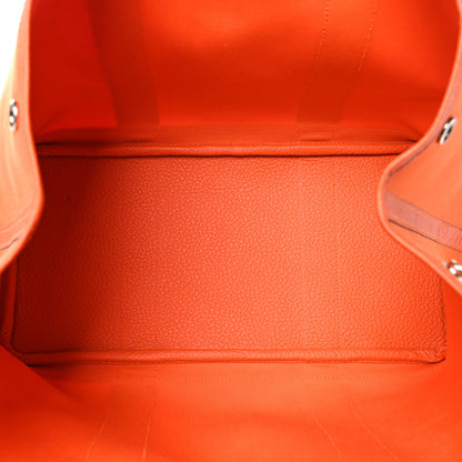 Hermes Toile Negonda Garden Party Tote 36 MM Orange 5 of 10