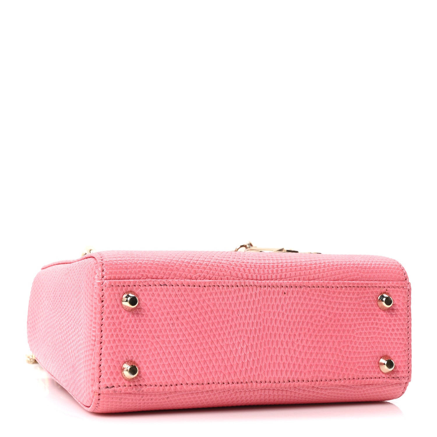 Christian Dior Lizard Mini Lady Dior Pink 1871312 – FASHIONPHILE