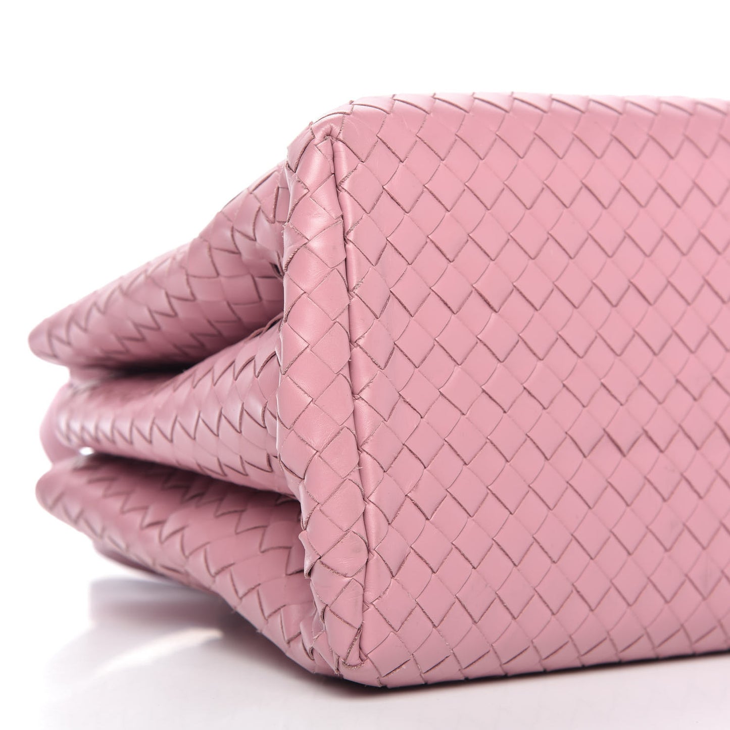 Nappa Intrecciato Small Roma Tote Mallow