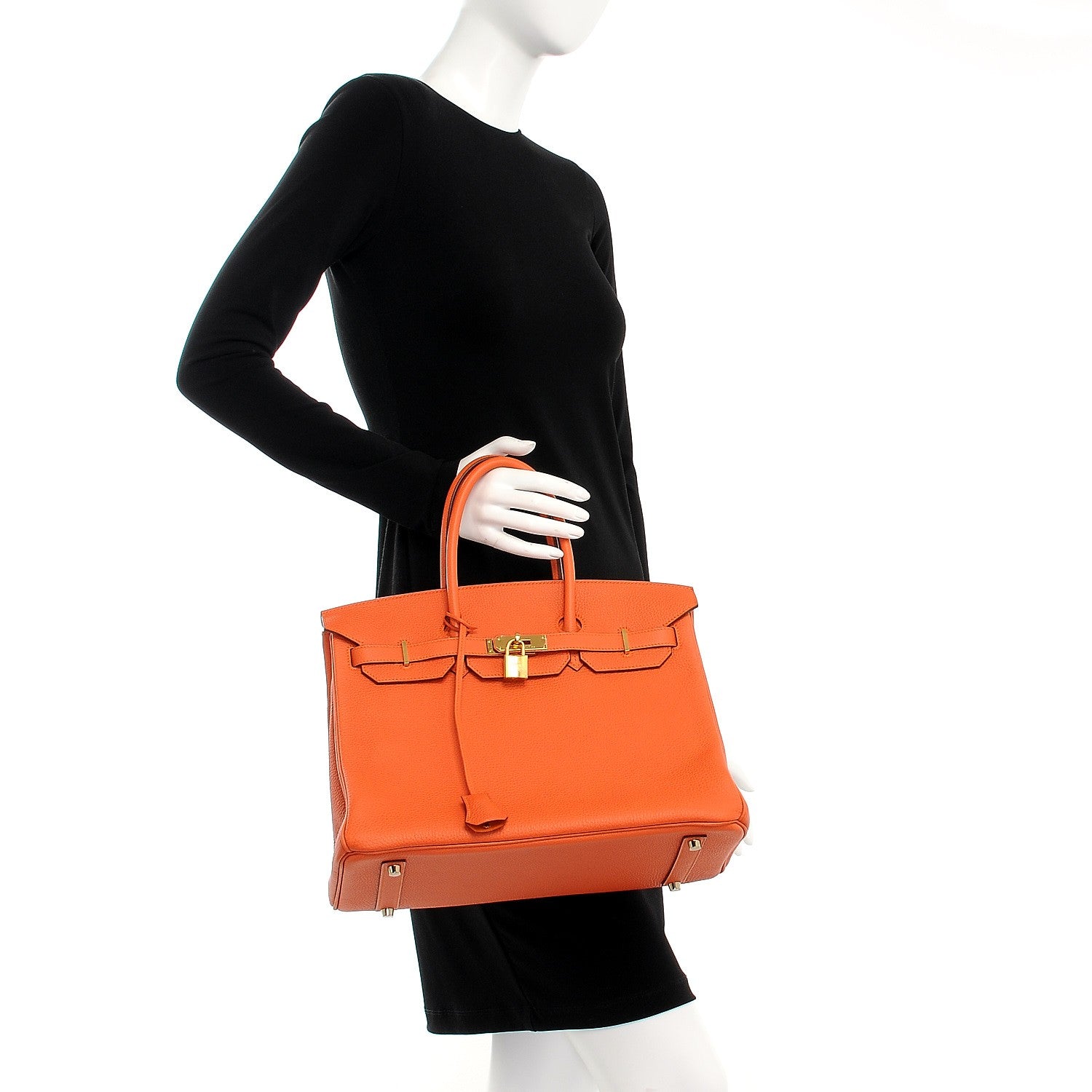 Hermes Togo Birkin 35 Feu 2 of 29