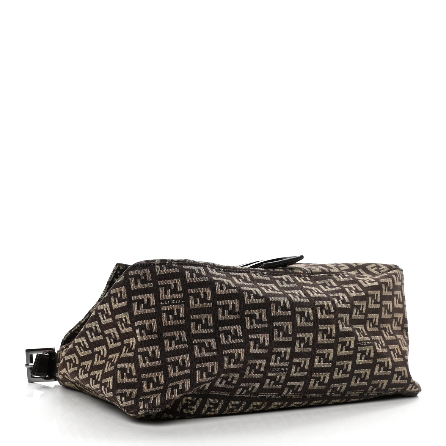 Fendi Zucchino Vitello Mama Baguette Testa di Moro Beige 11 of 26