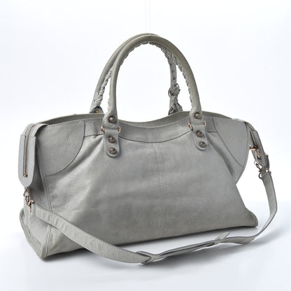 Balenciaga Agneau Giant 12 Rose Gold Hardware Part Time Gris Ciment 2 of 9